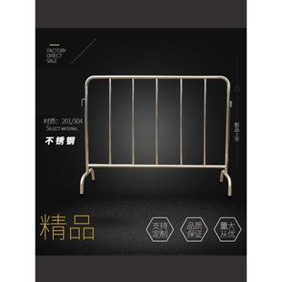 不锈钢铁马护栏交通设施304不锈钢防护栏商场围栏铁马护栏