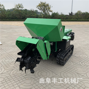 乘坐式履带开沟施肥机 山地丘陵桔园小型施肥机 40马力耕田机