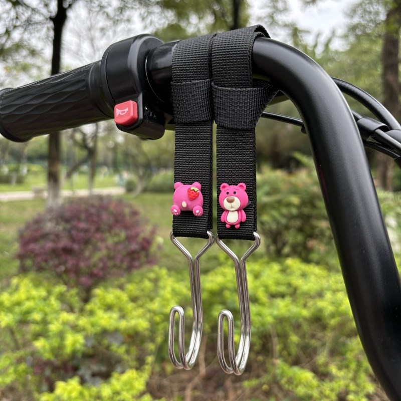 电动车挂钩前置通用免打孔多功能电瓶车婴儿车自行车挂包重物头盔