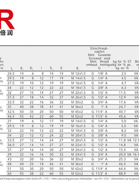 供应EMB接头 带WD密封的变径过渡接头