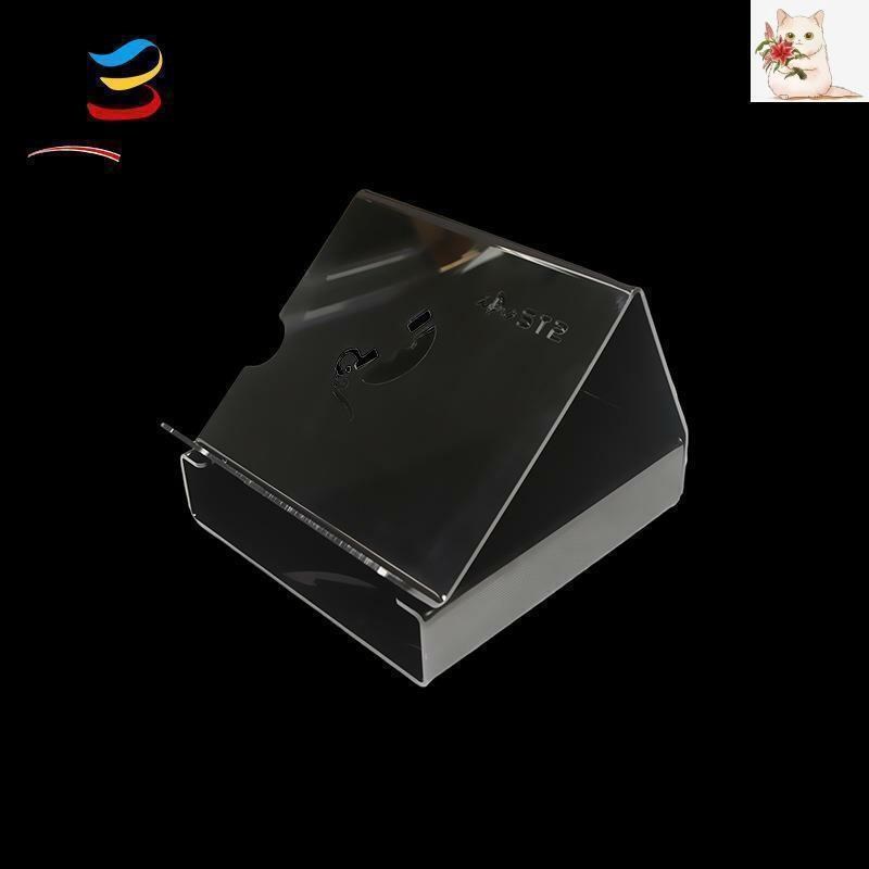 办公室桌面电话座机亚克力支架 创意平板电脑显示器笔记本增高架