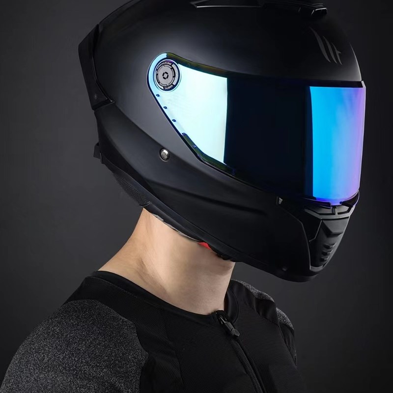 西班牙MT头盔摩托车全盔雷神4双镜片男女机车赛车摩旅四季大尾翼