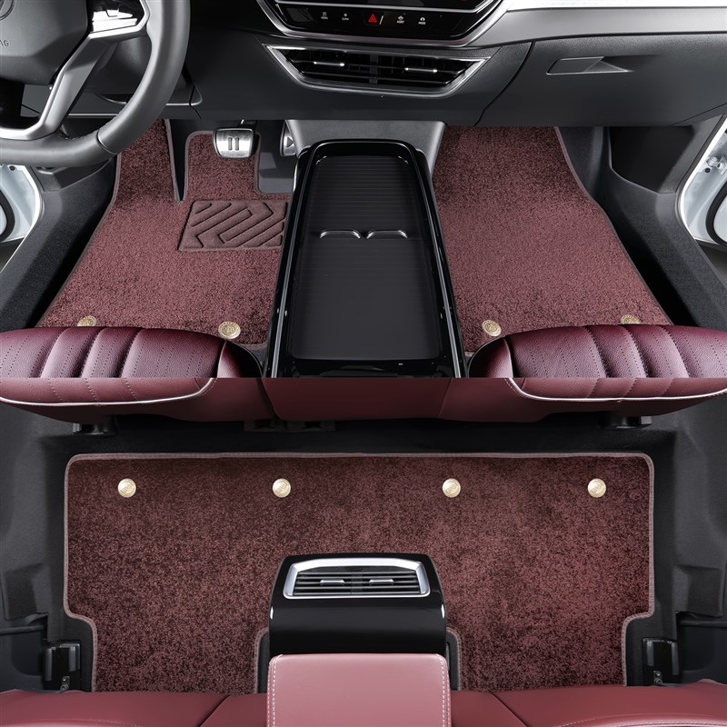 适用于大众ID6X CROZZ汽车脚垫全包围改装饰配件TPE丝圈防水地垫