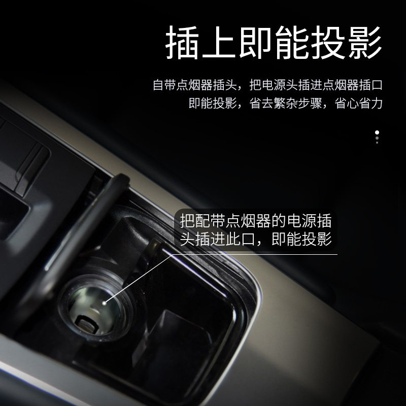 图案广告logo定制12/24/36/48/80伏车载式便携移文字投光灯室内户