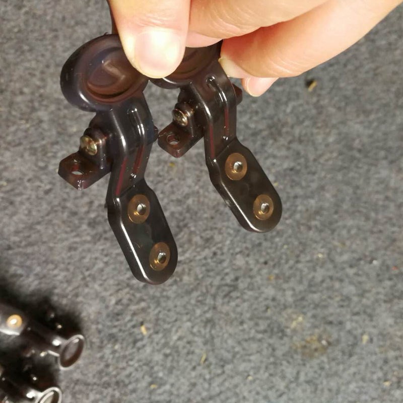 牧马人钓箱升降脚卡扣按钮开关加厚通用双卡钉渔具配件锁