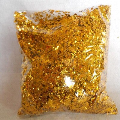 红色碎纸手抛花撒彩色金色亮片砸金蛋彩虹机彩纸拍照道具碎片纸花