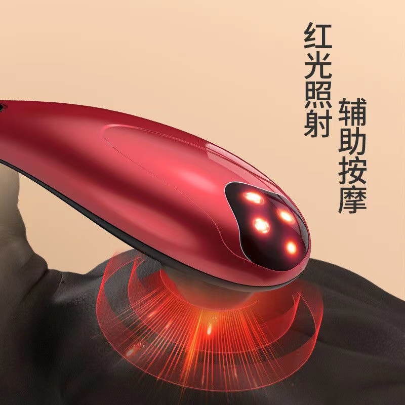 立昌海豚按摩器棒仪肩颈腰部多功能全身捶背颈椎电动手持式敲打锤