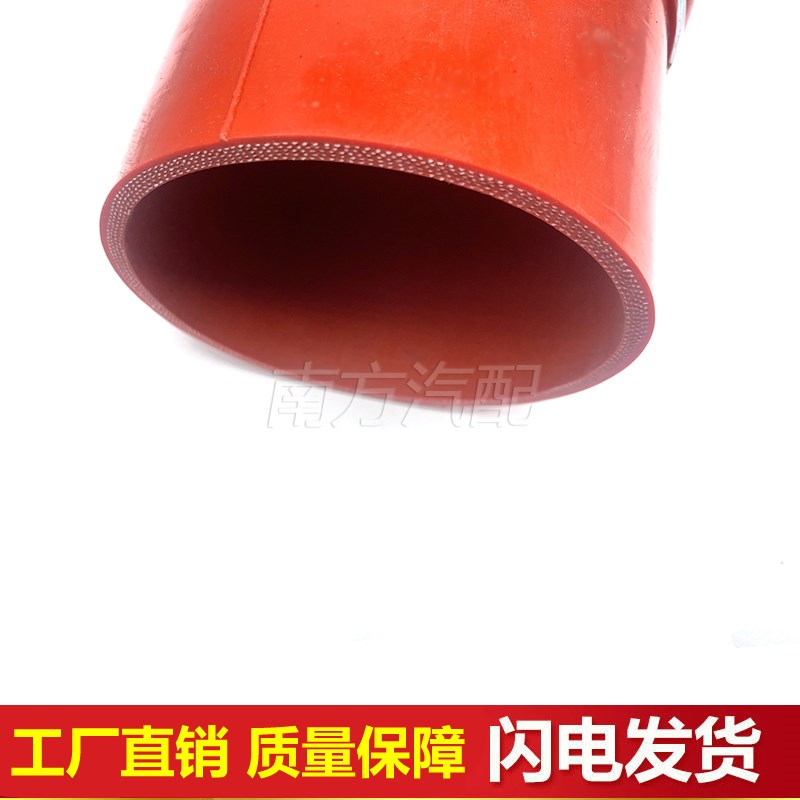 夹布夹线矽胶管 耐高温 高压红色矽胶软管多层夹布橡胶管 矽胶管