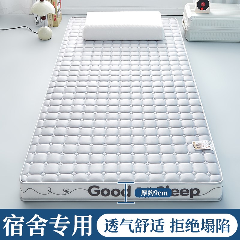 乳胶床垫遮盖物软垫家用打地铺睡垫褥子学生宿舍R单人地铺海绵垫