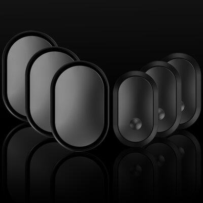 交流远距离遥控电子门铃 无线 家用门铃三拖三呼叫器不用电线