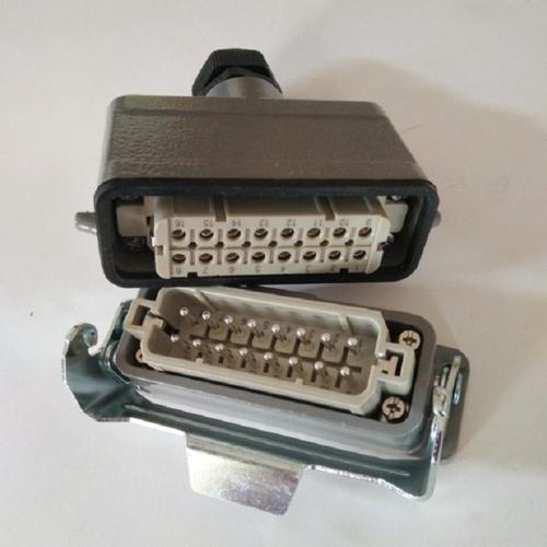 小型16针HA-M/F/16A/ 250V/ 4KV 重载连接器转换插头 热流道配件