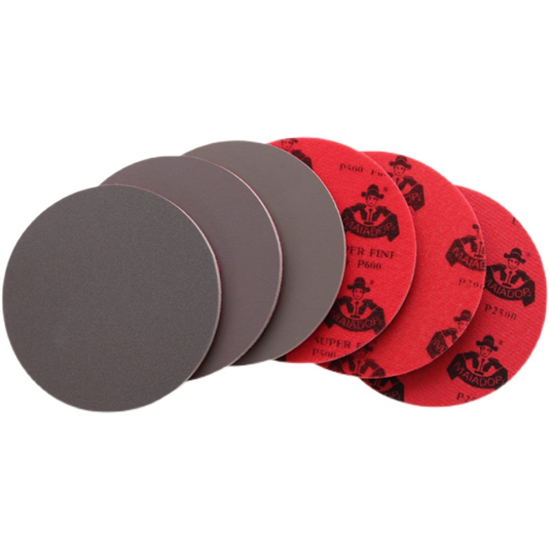 5寸植绒海绵砂纸1500.2000目漆面抛光砂纸自粘缓冲垫汽车打磨沙纸