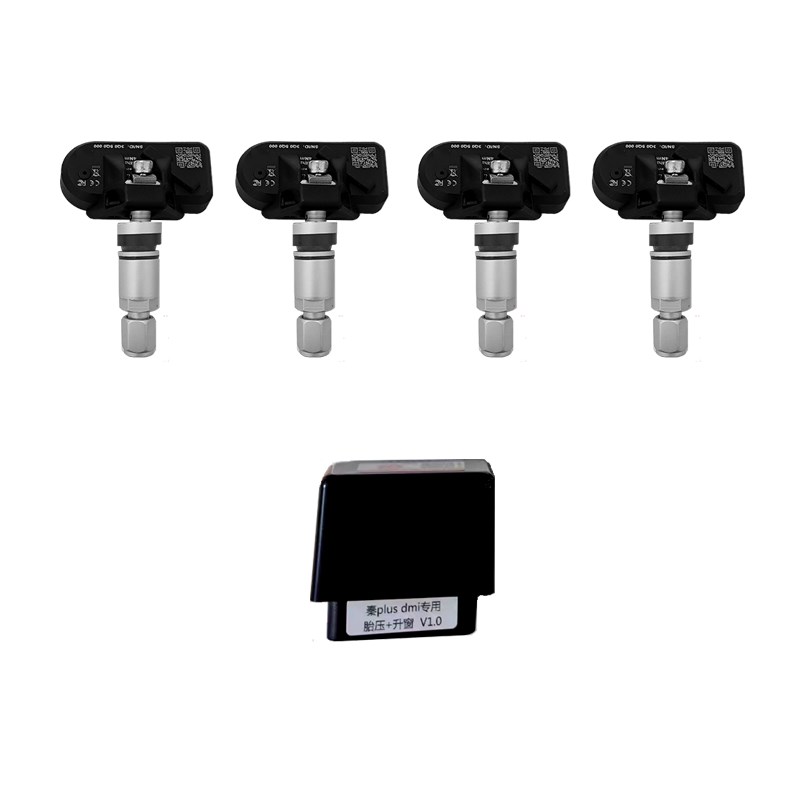 适用比亚迪秦PLUS DM-i改装内置胎压升窗二合一OBD胎压一体机
