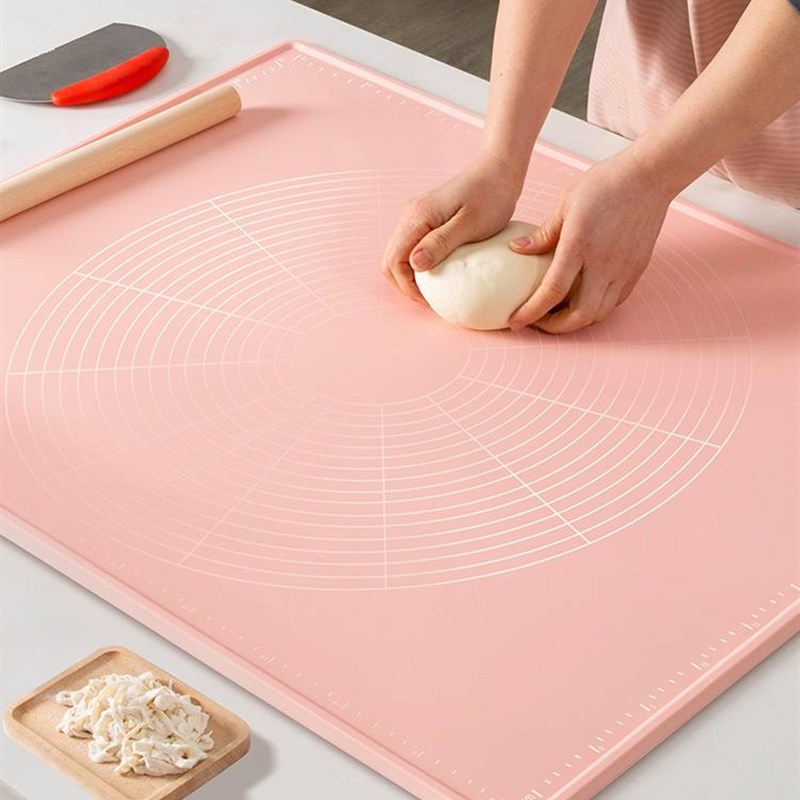 食品级硅胶揉面垫加厚面板家用塑料烘焙和面垫子包饺子案板擀面垫