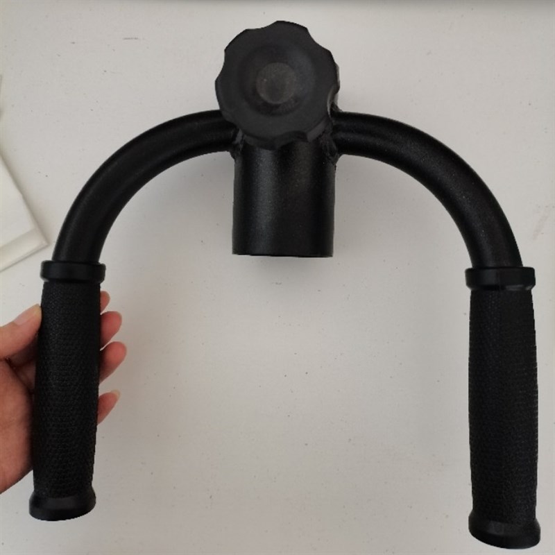 T杠硬拉握把把手杠铃杆练臀深蹲背划船辅助器炮筒地雷架训练把手