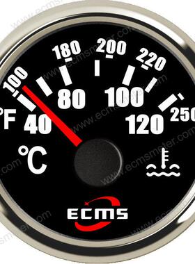 ECP改装车房车卡车工程机械发电机船舶游艇船用车用水温表温度表