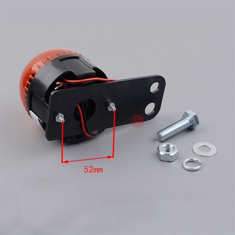 全新通用型24V声光报警器旋转式警报信号灯门旁路报警电梯配件