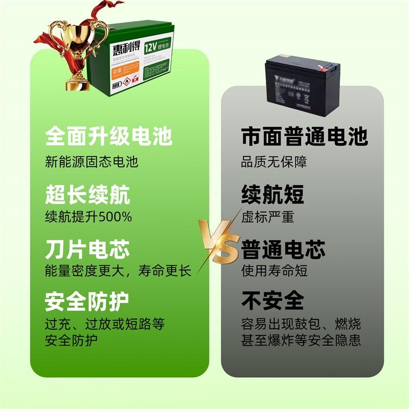 喷雾器锂电池12v大容量农用电动喷雾机电池电瓶打药机专用蓄电池