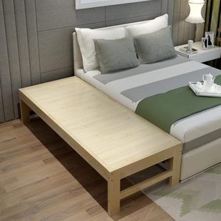 包邮加宽加长实木拼接床松木单人双人边床婴儿护拦床扩宽神器定做