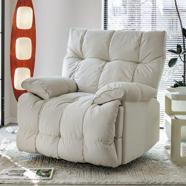 多功能太空懒人沙发椅旋转客厅休闲胖子电动单人沙发摇椅可躺可睡