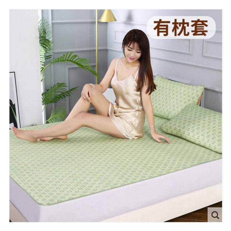 厂家直供1.5米1.8m双人宿舍学生凉席可折叠格S子草席子夏天藤席