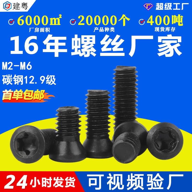 12.9级高强度圆柱头梅花螺丝杯头内梅花螺钉内六角梅花头螺栓M4M6