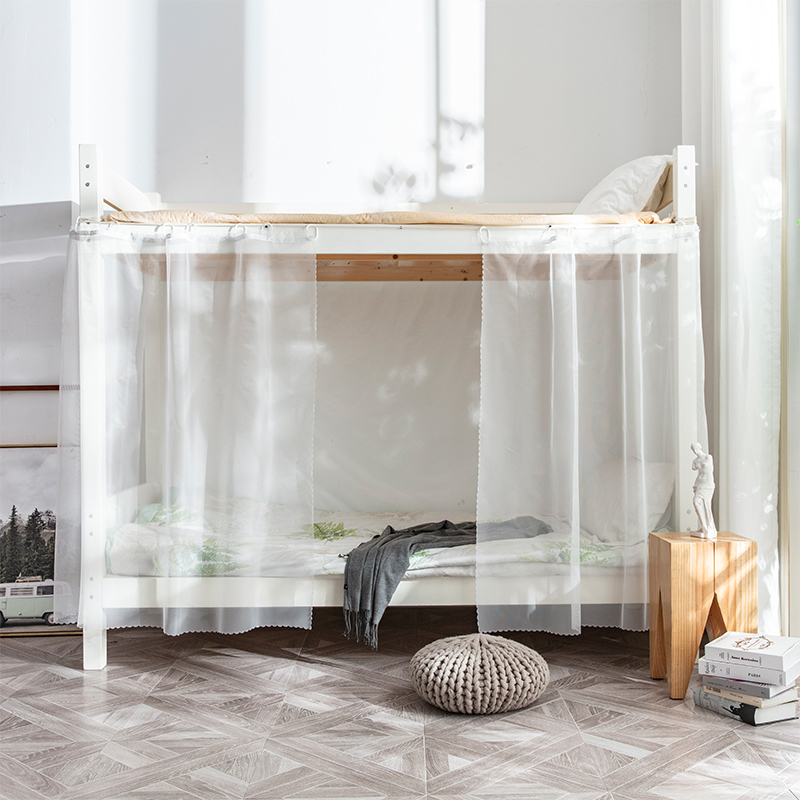 宿舍新款学生蚊帐男女寝室上铺下铺家用特密防蚊单人Y床简约风纱