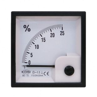 DC4 20mA 25% 指针式 刻度显示0 输入电流4 负载表BE