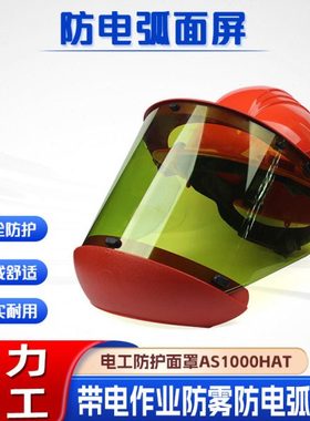 阻燃绝缘防护头盔防电弧头罩AS1000HAT电力检修防电弧面屏