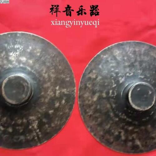 道场法器全套青铜老式铙钹仿古道士专用手工精制闭口大铙30厘米饶