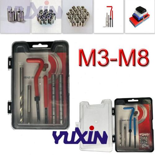 M3-M8  Pro C Drill ool Metric hread Repair Insert Kits Helic