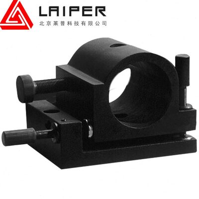 光学激光管座XY两维倾斜平台角度调整架圆柱形套筒卡具俯仰夹持器