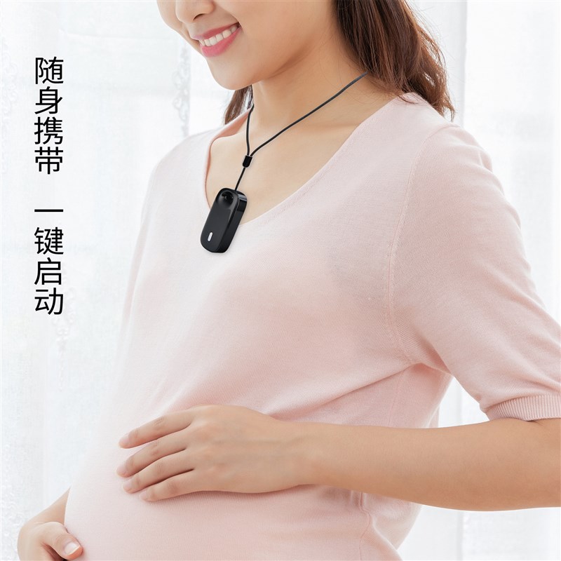 爆款便携式随身空气净化器去味臭氧车载负离子挂脖空气净化器