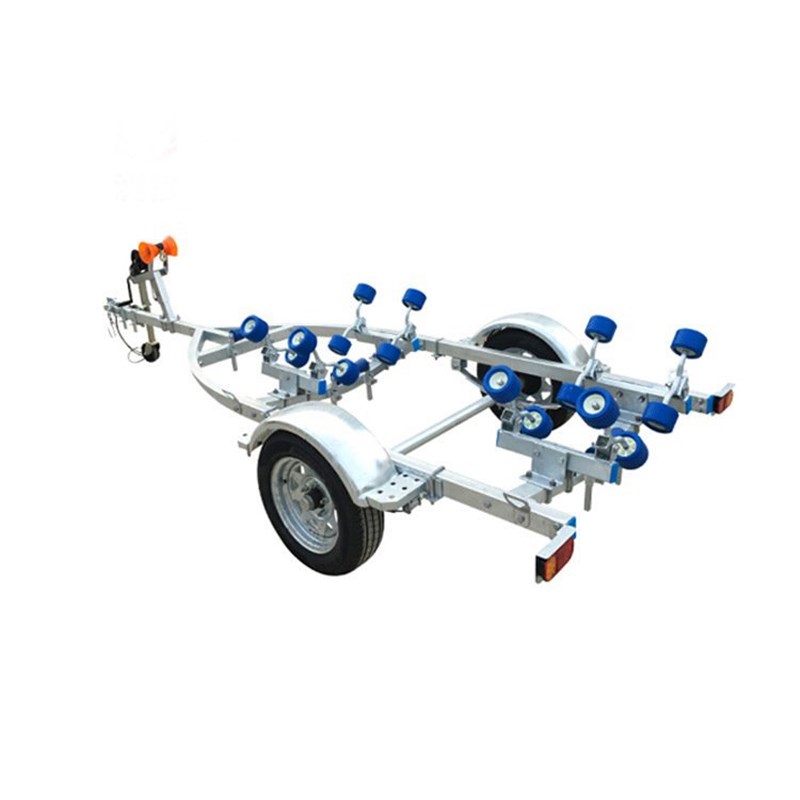 玻璃钢冲锋舟拖车 橡皮艇皮z划艇 游艇快艇 铝合金船挂车