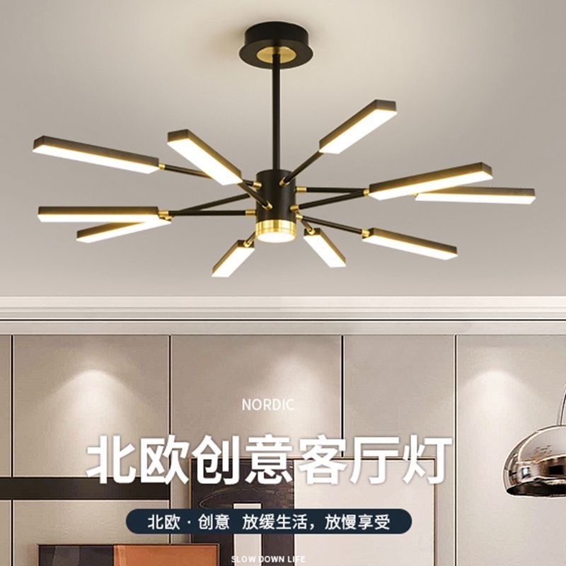吊灯客厅灯北g欧卧室灯网红餐厅灯简约现代灯轻奢吊灯时尚新款202