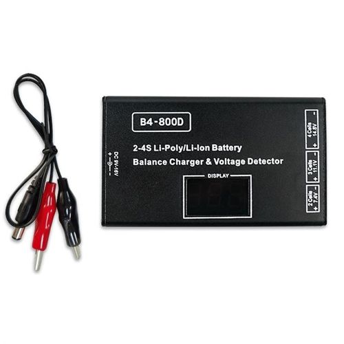 B4充电器BC-800D 航模锂电池充电器 2S 3S 4S 平衡充 B4带显示屏