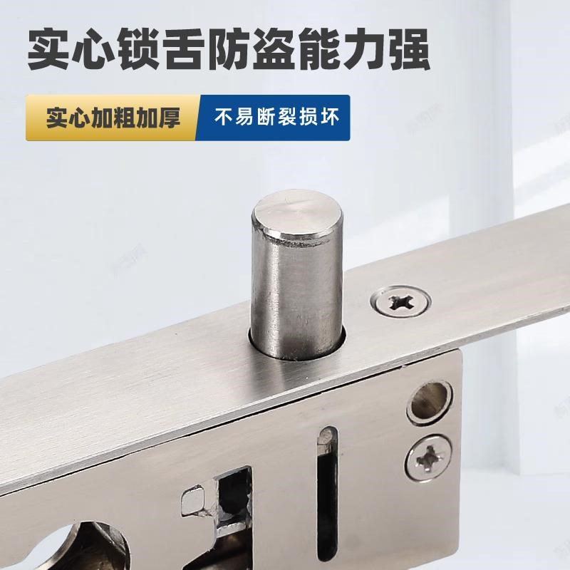 窄小有框玻璃门锁铝合金中锁地锁玻璃地弹门平开锁不锈钢门地插锁