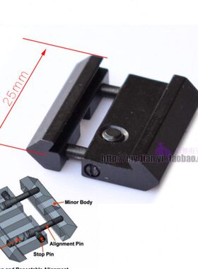 标准/适合转金属垫片11mmmm转夹具转换mm21mm20铝合金导轨/201011