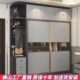 收纳柜卧室推拉门门婚房现代简约滑欧式 衣柜新款 移门家用北欧衣柜