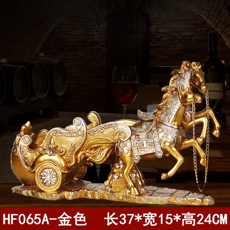 欧式马酒架摆件客厅m摆放红酒轻奢酒架家用摆件高档次豪华玄关摆