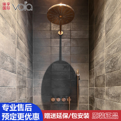 丹麦Vola沃拉亮铜色面盆水龙头电热毛巾架浴缸边龙头淋浴花洒