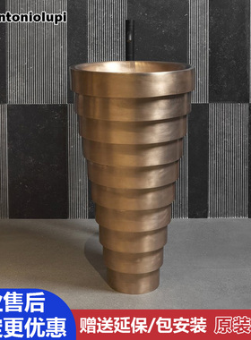 意大利AntonioLupi CHEOPE浴室铸铜柱盆古铜青铜古典风格
