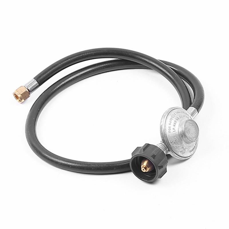 UP008-011烤炉取暖器火盆等通用低压丙烷带液位表软管调节阀