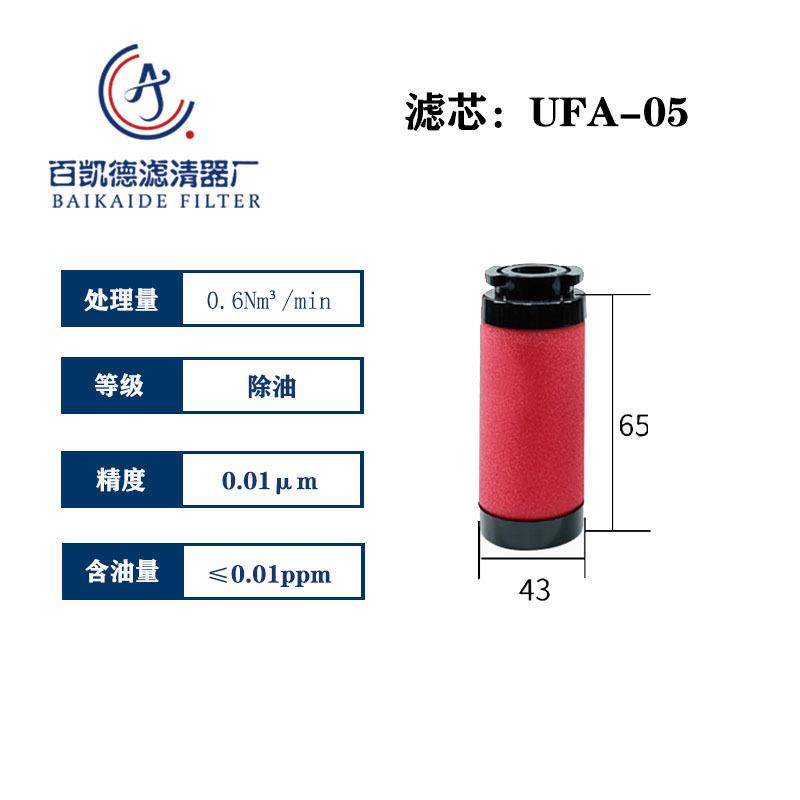 替代杭州超滤干燥机管道精密过滤芯UFA-05 UFC-05 UFT-05现货