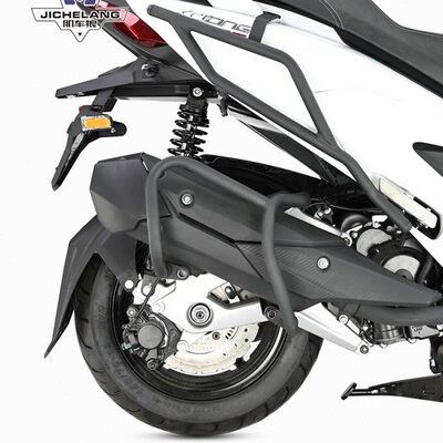 肌车狼 适用光阳赛艇ST250排气管防护杠防摔杠保险杠防撞保护改装