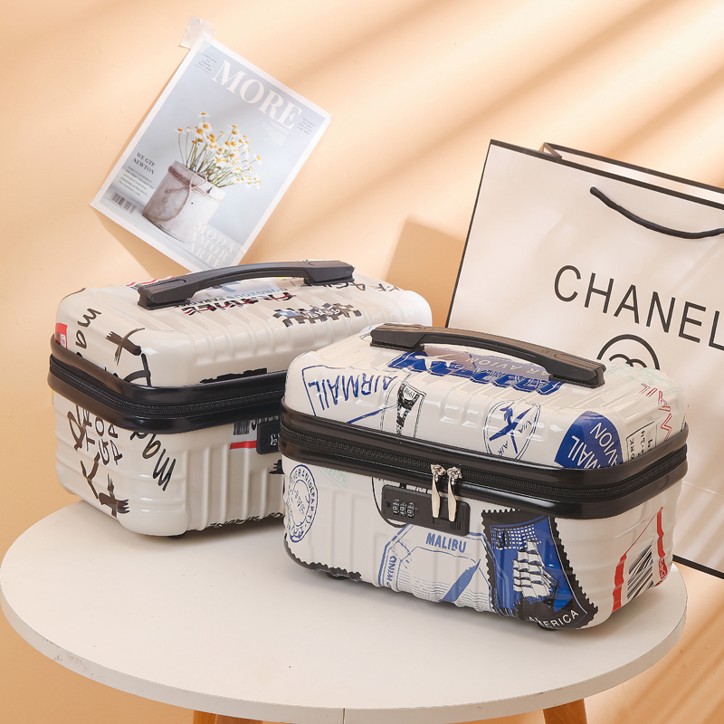 手提行李箱d化妆包16寸卡通可爱密码箱旅行轻便迷你收纳箱女大容