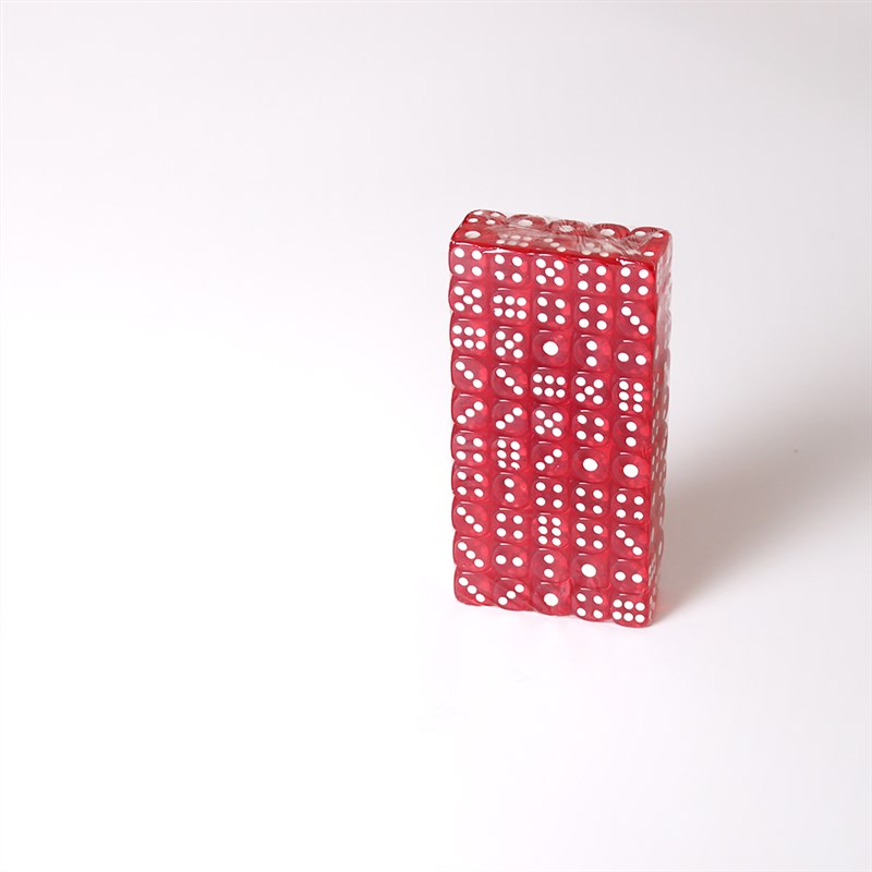 色子骰粒筛子数字色粒塑料骰子KFV酒吧喝酒骰子100粒/包