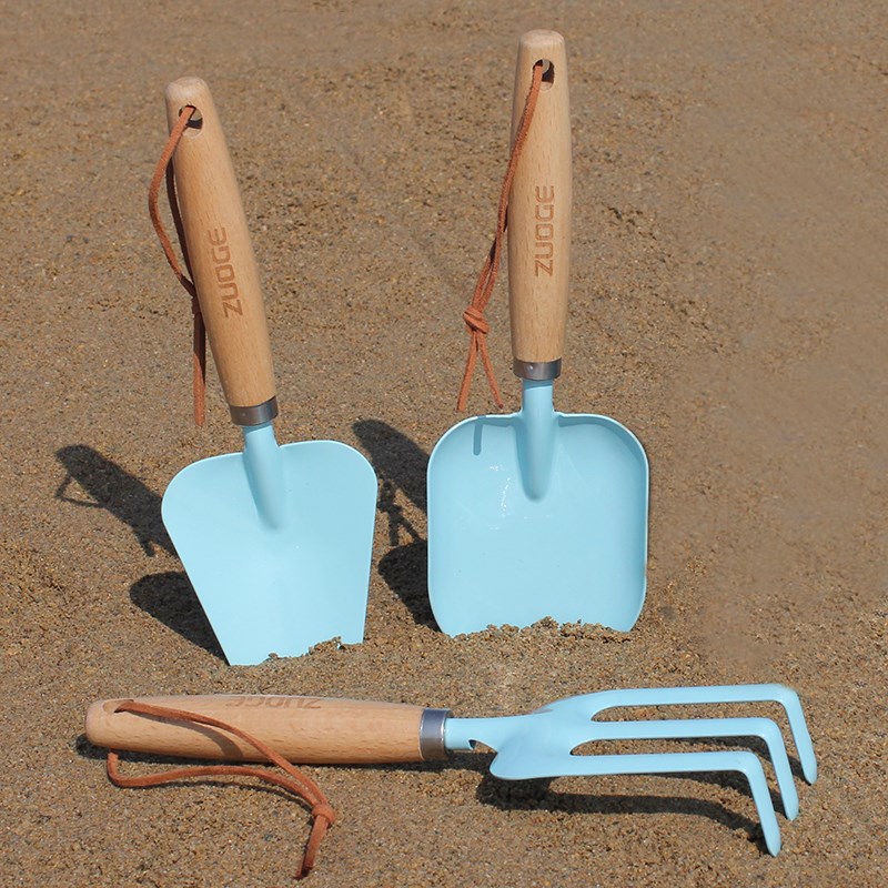 单把园艺工具幼儿园植家用养花种菜挖土种花铲子儿童W宝宝海边沙