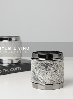 样板间高端舍图马毛香薰罐氛围感装饰I摆件客厅书房卧室扩香器