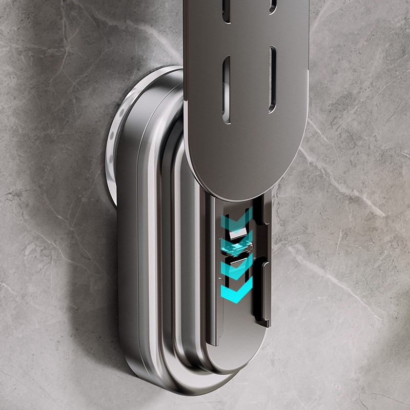 吸盘插排固定器免k打孔壁挂插座排插墙上整理架插线板路由器收纳